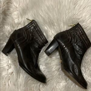 CHLOE‎ BROWN LEATHER BOOTS SIZE 39